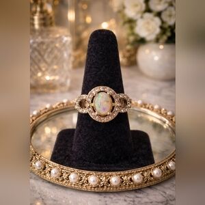 SILVER RING SIZE 5.5‎ 5 1/2 RHINESTONES FASHION NEW